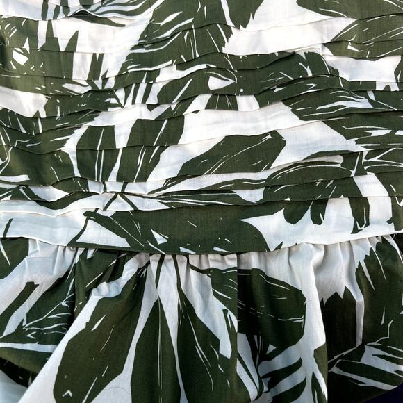 NEW Abercrombie & Fitch Emerson Linen-Blend Puff Sleeve Midi Dress XXLT - Picture 10 of 13